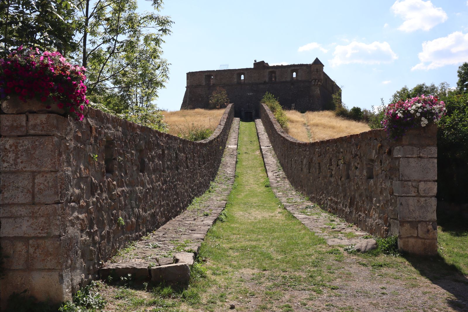 Sunday 10th September 2023, View of the Fort Vauban looking South East from the village of Colmars-les-Alpes France(A fortified Alpine village)